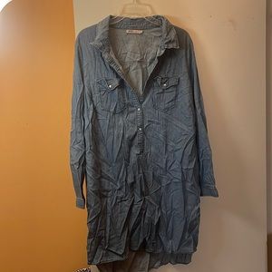 Denim Shift Dress